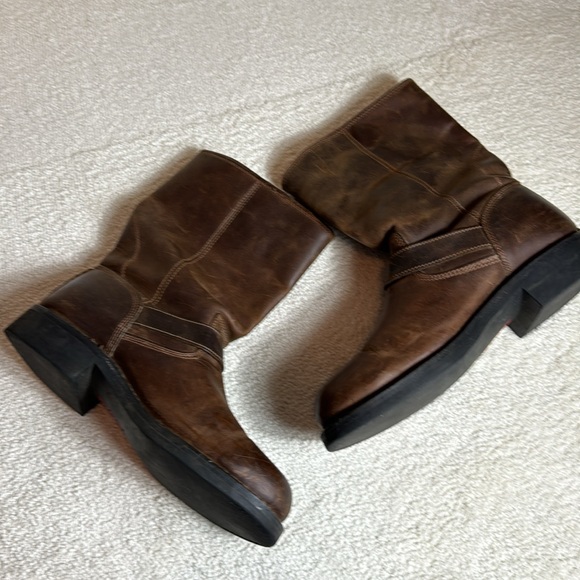 Durango-Mens Western Brown Engineer Boots-10 D - Picture 5 of 9